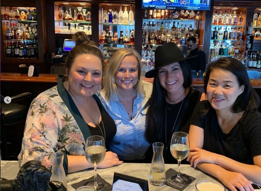adWhite team at inbound dinner 2019