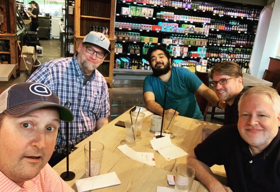 adWhite team at breakfast 2020