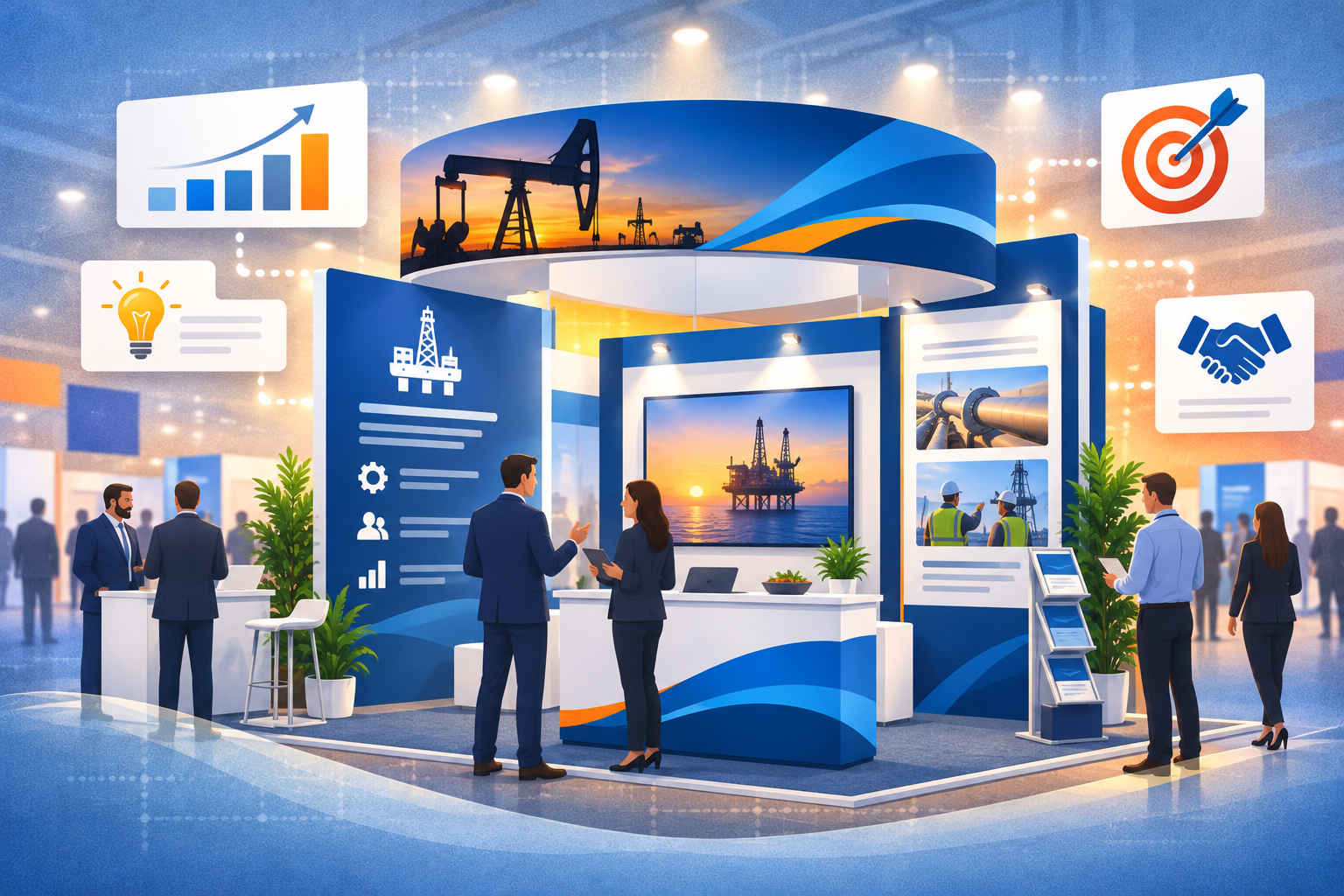 Oil & Energy Trade Show Booth