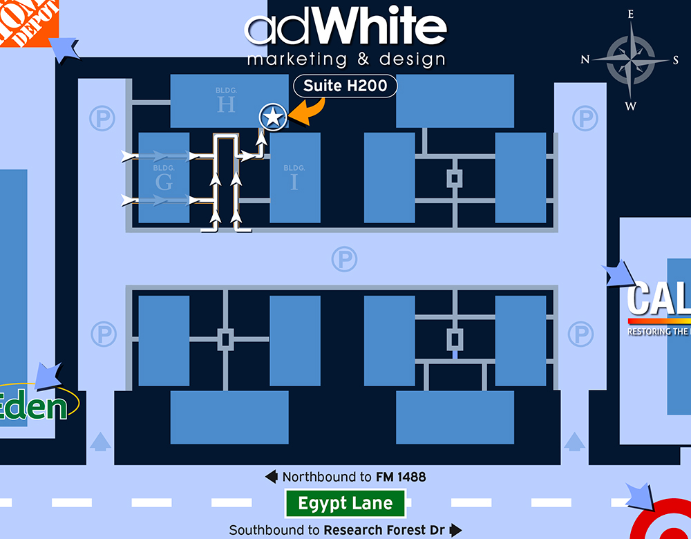 adWhite office building grounds map