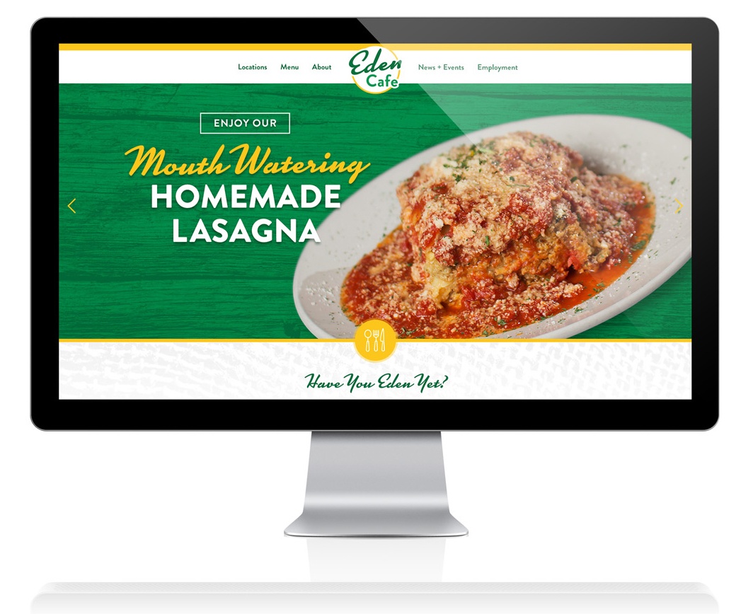 Eden Cafe web site Eden Cafe web site